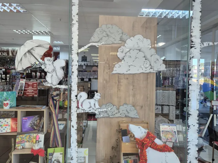 Winter Window Display