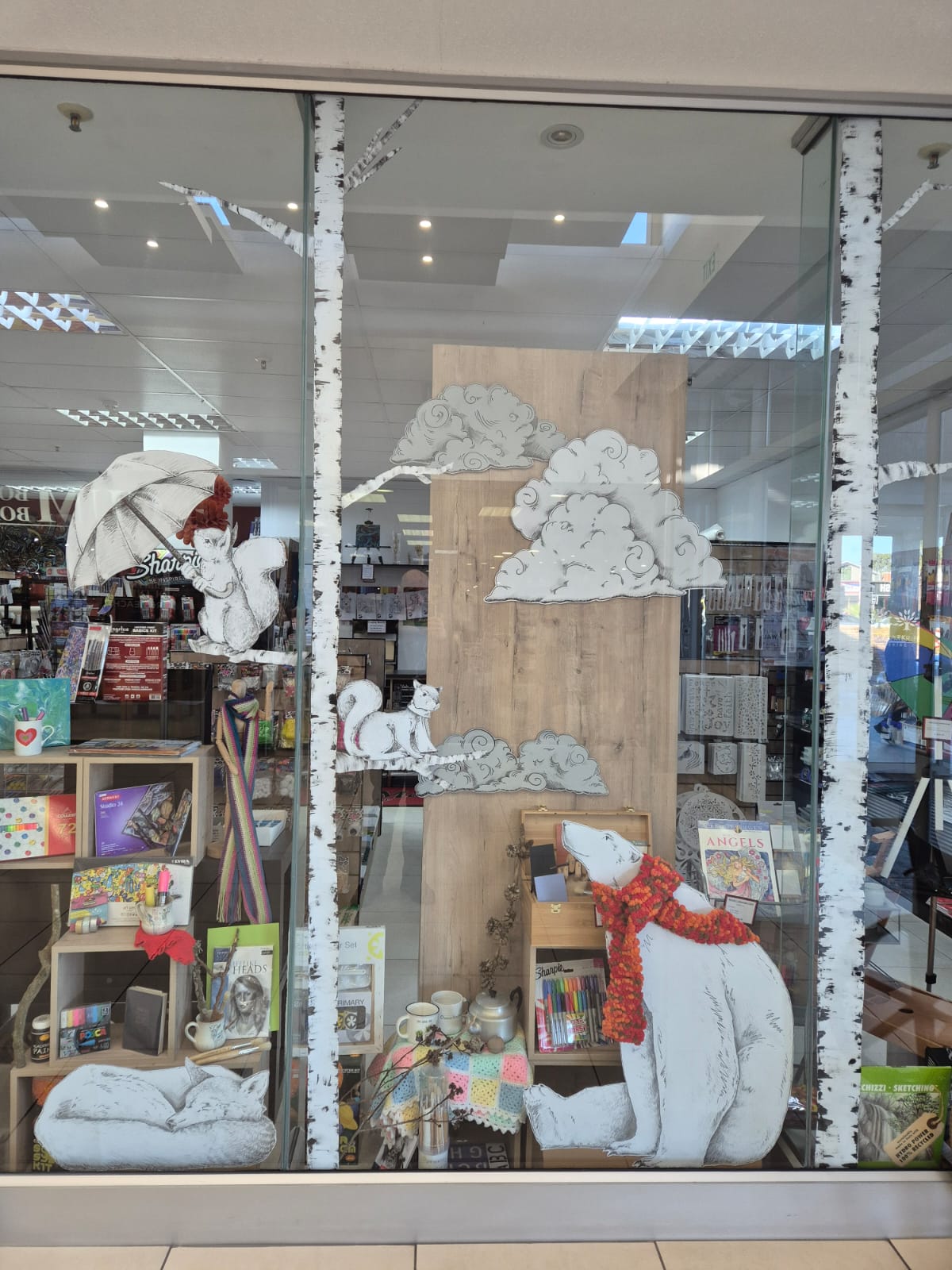 Winter Window Display